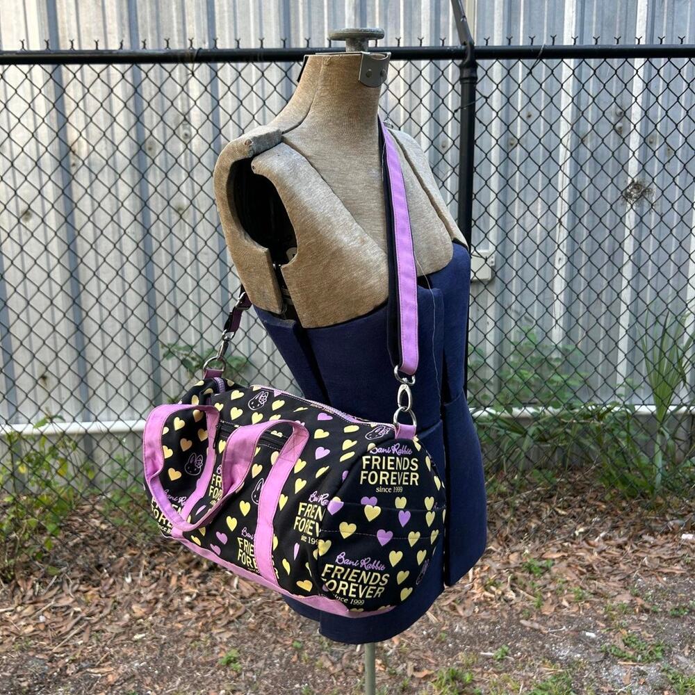 small Bani Rabbit y2k duffel gym bag